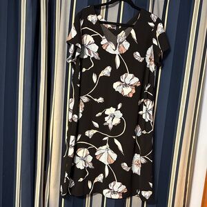 A new day pullover v-neck dress, side pockets, size XXL